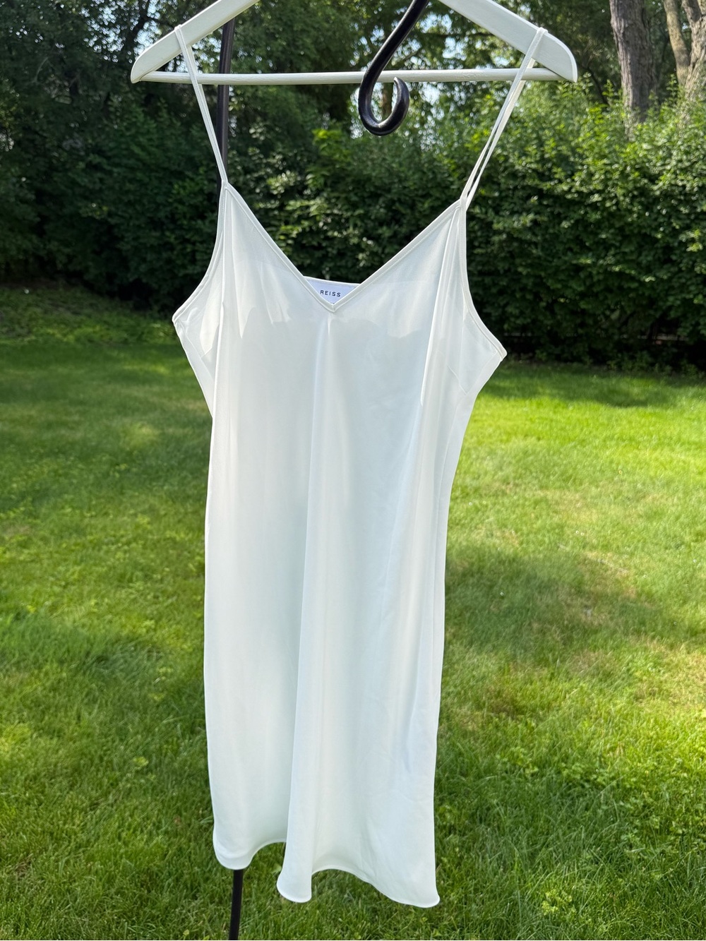 Reiss Harriet White Slip Dress Lining Replacement Cami US 10